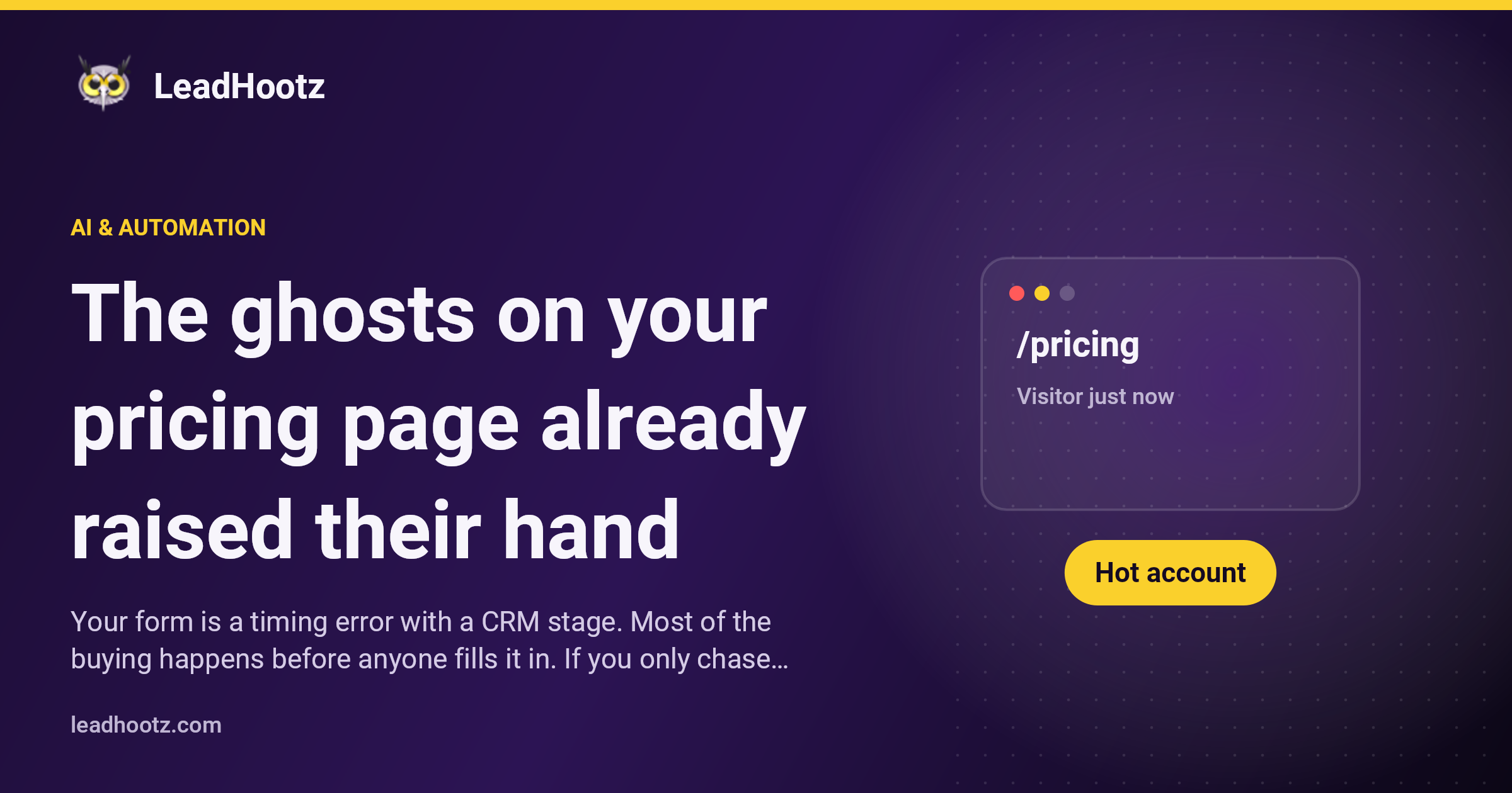 The ghosts on your pricing page already raised their hand
